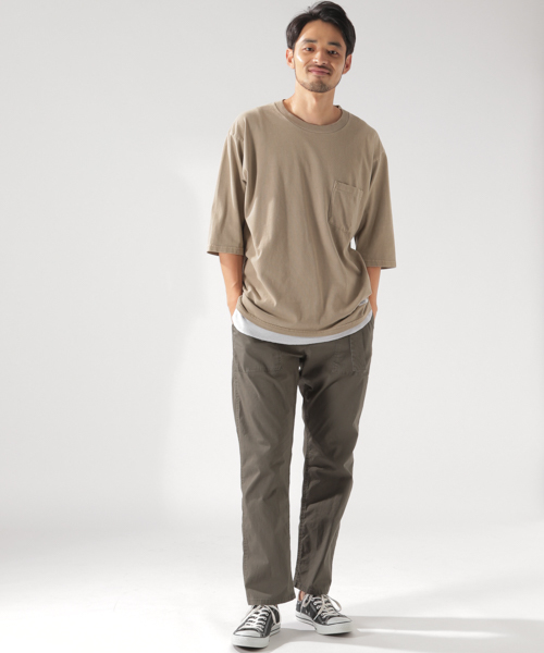 BAYFLOW（ベイフロー）の「タイプライターベルトパンツ（その他パンツ・メンズ・カーキ/ベージュ・SMALL/LARGE/MEDIUM）」の10枚目の写真