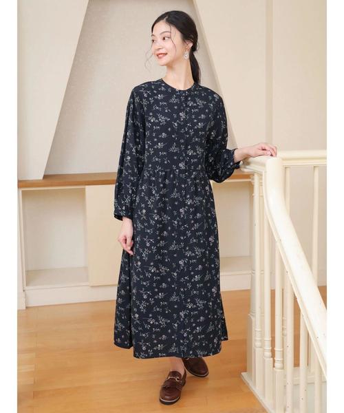 セール ワンピース 前あき花柄ワンピース ワンピース Green Green Parks グリーンパークス のファッション