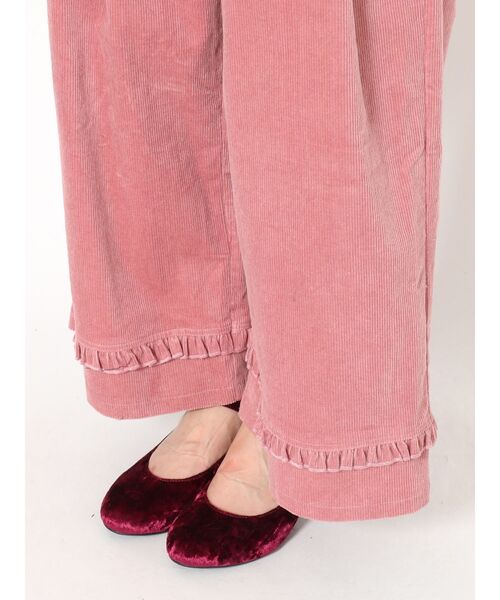 merry jenny（メリージェニー）の「コールタックワイドパンツ（その他パンツ・レディース・ブラウン/ピンク・FREE）」の7枚目の写真