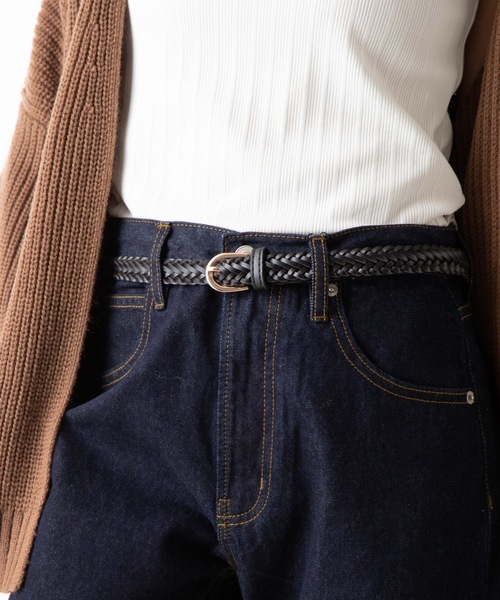 WEGO（ウィゴー）の「WEGO/細メッシュベルト（ベルト・レディース・ゴールド/ブラック/キャメル/シルバー・FREE）」の2枚目の写真