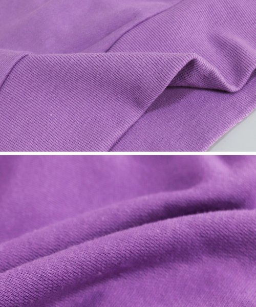 reca（レカ）の「ワイドリブ ショート丈スウェット（スウェット・レディース・ホワイト系その他/ブラウン/パープル・FREE）」の10枚目の写真