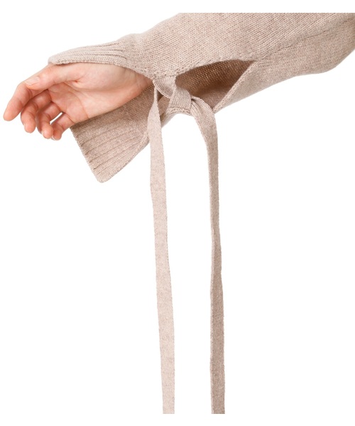 LE CIEL BLEU（ルシェルブルー）の「Tape Detail Knit Cardigan（ニット/セーター・レディース・グレー/ベージュ/ネイビー・36）」の22枚目の写真