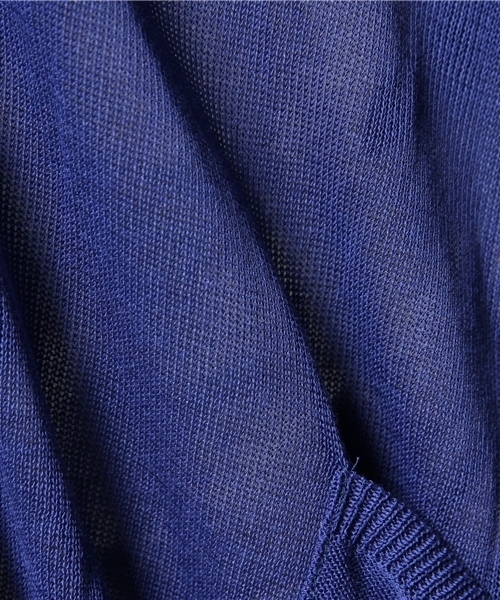 OUTLET（アウトレット）の「【CAPRICIEUX LE'MAGE】綿アセテートハトメカーディガン（カーディガン/ボレロ・レディース・ブラック/グリーン系その他/ロイヤルブルー・FREE）」の12枚目の写真