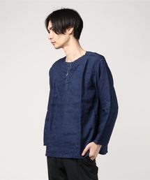 orslow（オアスロウ）　インディゴ染めリネンシャツジャケット　メンズ 01_001.jpg