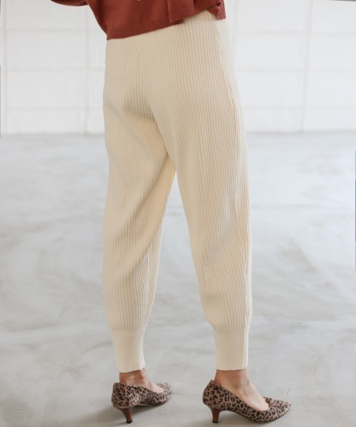 Bou Jeloud（ブージュルード）の「≪再入荷≫リブニットジョガーパンツ（その他パンツ・レディース・ブラック/グレー/オフホワイト・FREE）」の11枚目の写真