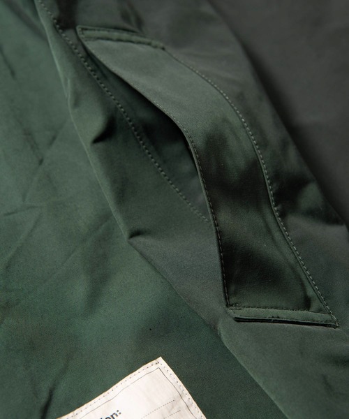 glamb（グラム）の「Military soutien collar coat / ミリタリーステンカラーコート（ステンカラーコート・メンズ・ブラック/ベージュ/グリーン・1/2/0/4/3）」の12枚目の写真