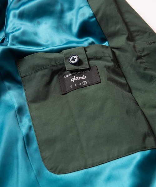 glamb（グラム）の「Military soutien collar coat / ミリタリーステンカラーコート（ステンカラーコート・メンズ・ブラック/ベージュ/グリーン・1/2/0/4/3）」の13枚目の写真