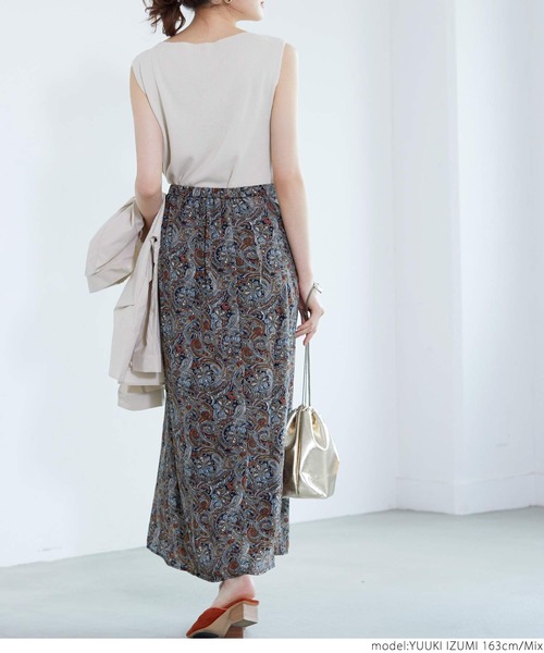 coca（coca）（コカ）の「ペイズリー柄セミマーメイドスカート（スカート・レディース・その他・ONE SIZE）」の10枚目の写真