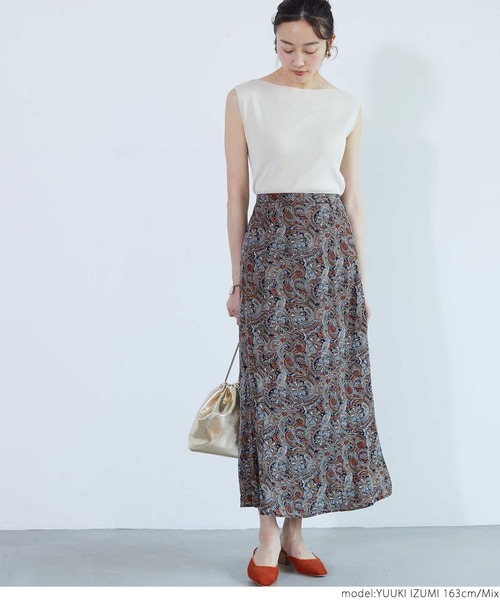 coca（coca）（コカ）の「ペイズリー柄セミマーメイドスカート（スカート・レディース・その他・ONE SIZE）」の8枚目の写真