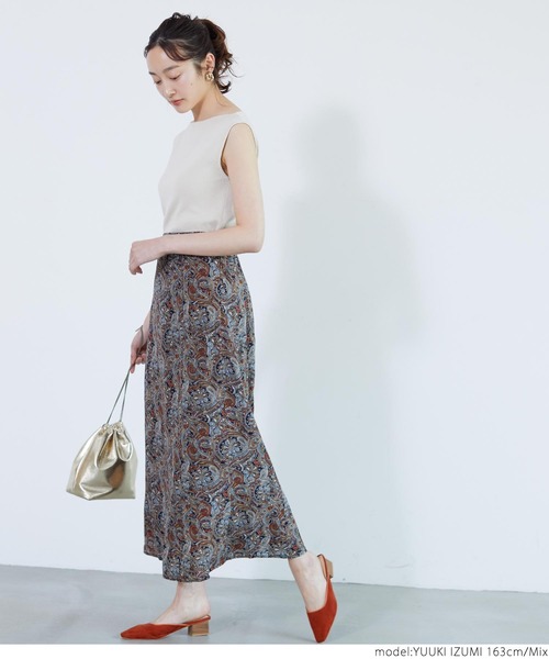 coca（coca）（コカ）の「ペイズリー柄セミマーメイドスカート（スカート・レディース・その他・ONE SIZE）」の7枚目の写真
