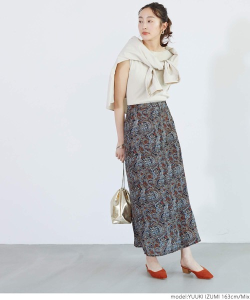 coca（coca）（コカ）の「ペイズリー柄セミマーメイドスカート（スカート・レディース・その他・ONE SIZE）」の5枚目の写真