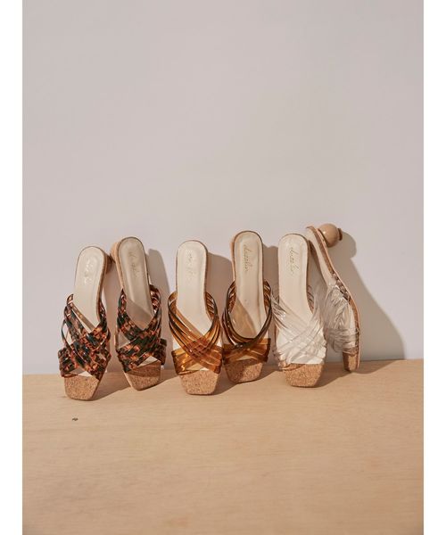 dazzlin（ダズリン）の「クリアチューブサークルヒールサンダル（サンダル・レディース・ブラウン/クリア/その他1・MEDIUM/LARGE）」の5枚目の写真