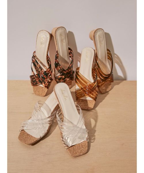 dazzlin（ダズリン）の「クリアチューブサークルヒールサンダル（サンダル・レディース・ブラウン/クリア/その他1・MEDIUM/LARGE）」の7枚目の写真