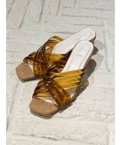 dazzlin（ダズリン）の「クリアチューブサークルヒールサンダル（サンダル・レディース・ブラウン/クリア/その他1・MEDIUM/LARGE）」の10枚目の写真
