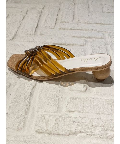 dazzlin（ダズリン）の「クリアチューブサークルヒールサンダル（サンダル・レディース・ブラウン/クリア/その他1・MEDIUM/LARGE）」の11枚目の写真