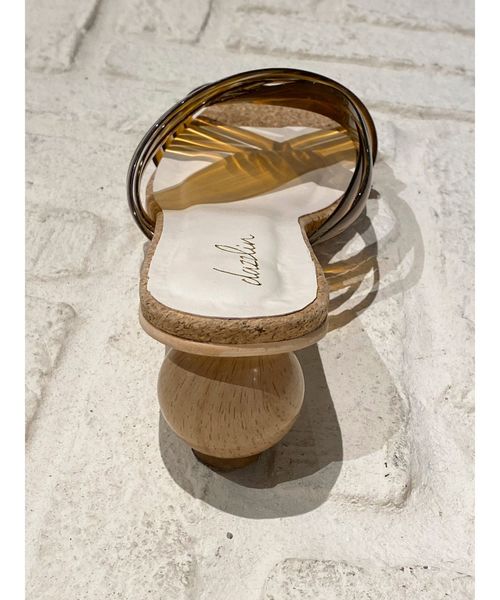 dazzlin（ダズリン）の「クリアチューブサークルヒールサンダル（サンダル・レディース・ブラウン/クリア/その他1・MEDIUM/LARGE）」の13枚目の写真