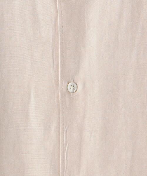 BEAUTY&YOUTH UNITED ARROWS（ビューティーアンドユースユナイテッドアローズ）の「BY ドレープ バンドカラー シャツ（シャツ/ブラウス・メンズ・ライトブルー/ネイビー/オフホワイト/オリーブ・SMALL/MEDIUM/LARGE/X-LARGE）」の7枚目の写真