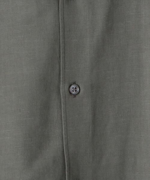 BEAUTY&YOUTH UNITED ARROWS（ビューティーアンドユースユナイテッドアローズ）の「BY ドレープ バンドカラー シャツ（シャツ/ブラウス・メンズ・ライトブルー/ネイビー/オフホワイト/オリーブ・SMALL/MEDIUM/LARGE/X-LARGE）」の6枚目の写真