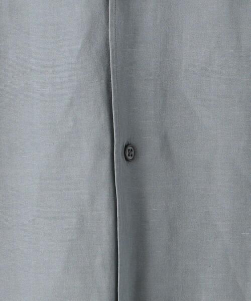 BEAUTY&YOUTH UNITED ARROWS（ビューティーアンドユースユナイテッドアローズ）の「BY ドレープ バンドカラー シャツ（シャツ/ブラウス・メンズ・ライトブルー/ネイビー/オフホワイト/オリーブ・SMALL/MEDIUM/LARGE/X-LARGE）」の5枚目の写真