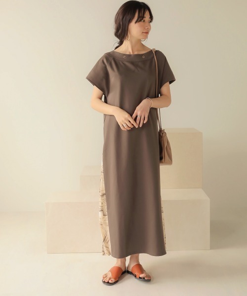 Bab(バブ)の「【WEB限定】バックプリーツスウェット半袖ワンピース(ワンピース・レディース・ブラック/ライトグレー/ベージュ/A/B/C・FREE)」の17枚目の写真