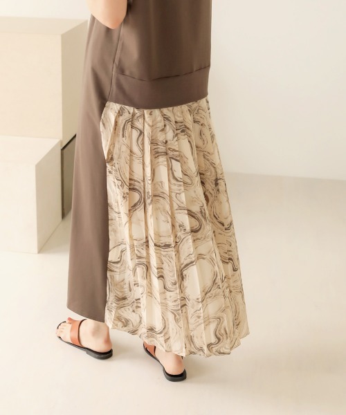 Bab(バブ)の「【WEB限定】バックプリーツスウェット半袖ワンピース(ワンピース・レディース・ブラック/ライトグレー/ベージュ/A/B/C・FREE)」の22枚目の写真