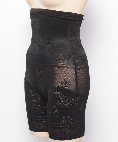 Lace Ladies(レースレディース)の「花柄デザイン ボーン内蔵 ハイウエストガードル(その他アンダーウェア/インナー・レディース・ブラック/ベージュ・L/M/XL/XXL)」の13枚目の写真