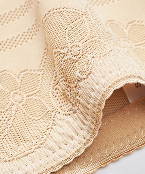 Lace Ladies(レースレディース)の「花柄デザイン ボーン内蔵 ハイウエストガードル(その他アンダーウェア/インナー・レディース・ブラック/ベージュ・L/M/XL/XXL)」の5枚目の写真