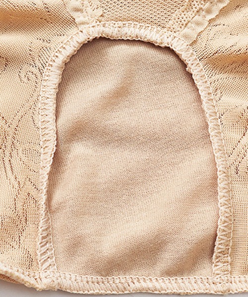 Lace Ladies(レースレディース)の「花柄デザイン ボーン内蔵 ハイウエストガードル(その他アンダーウェア/インナー・レディース・ブラック/ベージュ・L/M/XL/XXL)」の3枚目の写真