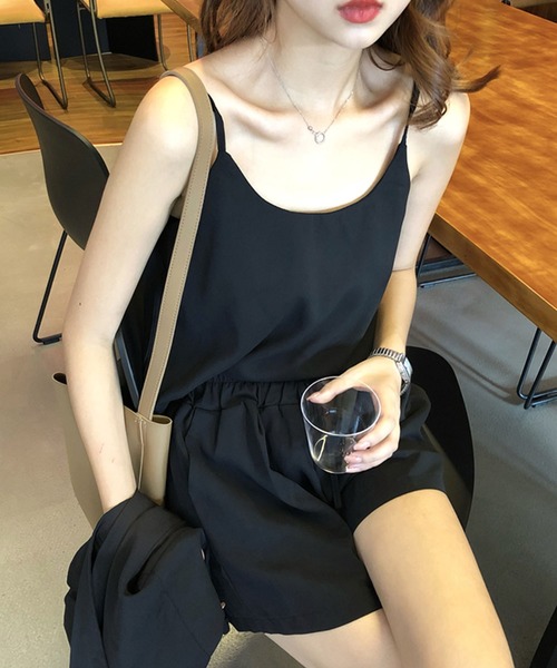 Girly Doll(ガーリードール)の「スプリング・サマージャケット・キャミ・パンツ3点セットアップ(セットアップ・レディース・ブラック/ブルー/ピンク/グレー系その他/ブラック系その他/ピンク系その他/グリーン系その他/グレー/ベージュ/ブルー系その他/カーキ/ベージュ系その他/ブラウン系その他/モカ・FREE)」の16枚目の写真