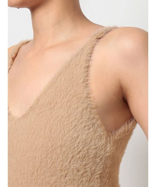 RESEXXY（リゼクシー）の「ミニシャギーワンピース【セットアップ着用可能】（ワンピース・レディース・ブラック/ワイン/ベージュ・FREE）」の17枚目の写真