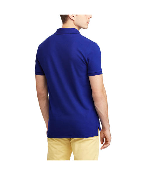 POLO RALPH LAUREN(ポロ ラルフ ローレン)の「アイコニック メッシュ ポロシャツ(ポロシャツ・メンズ・ブルー・SMALL/MEDIUM/LARGE/X-SMALL/XX-LARGE/X-LARGE)」の4枚目の写真