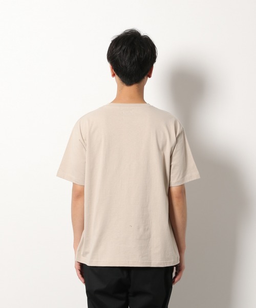 LAKOLE（ラコレ）の「フロントロゴプリントTシャツ / LAKOLE（Tシャツ/カットソー・メンズ・ライトグリーン/ベージュ/ブラック/ホワイト・MEDIUM/LARGE）」の5枚目の写真