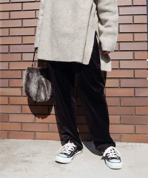 Riberry（リベリー）の「コーデュロイイージーパンツ（その他パンツ・レディース・ブラック/ブルー/グリーン/アイボリー/ダークオレンジ・MEDIUM）」の3枚目の写真