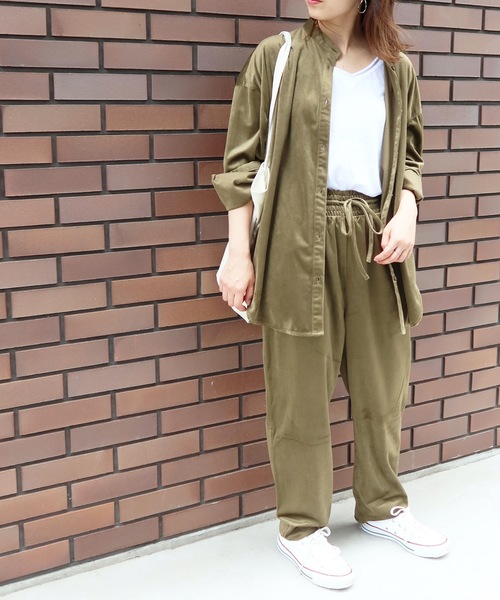 Riberry（リベリー）の「コーデュロイイージーパンツ（その他パンツ・レディース・ブラック/ブルー/グリーン/アイボリー/ダークオレンジ・MEDIUM）」の10枚目の写真