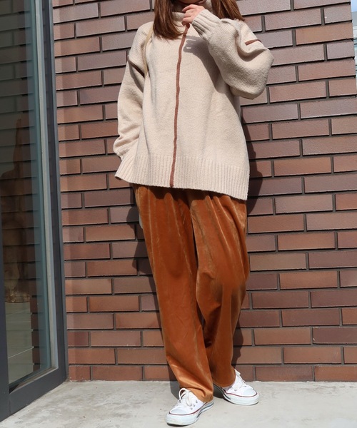 Riberry（リベリー）の「コーデュロイイージーパンツ（その他パンツ・レディース・ブラック/ブルー/グリーン/アイボリー/ダークオレンジ・MEDIUM）」の21枚目の写真