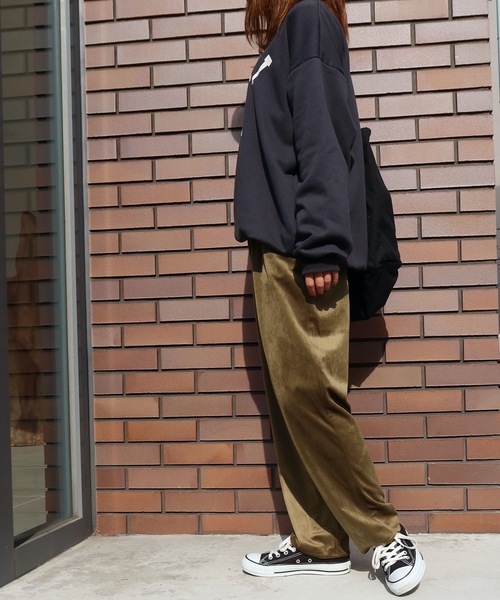 Riberry（リベリー）の「コーデュロイイージーパンツ（その他パンツ・レディース・ブラック/ブルー/グリーン/アイボリー/ダークオレンジ・MEDIUM）」の22枚目の写真