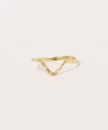 【V&SSS】mermaid deep V ring (brass）