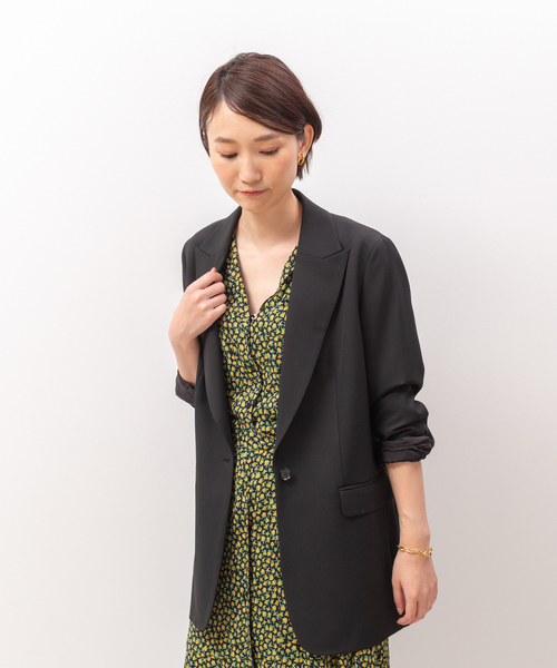 Rouge vif（ルージュヴィフ）の「シングルジャケット（テーラードジャケット・レディース・ブラック・38/36）」の4枚目の写真