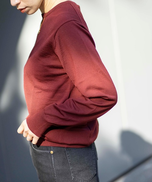 セール】【SLOANE/スローン】 30GGクルーネックプルオーバー◇（ニット