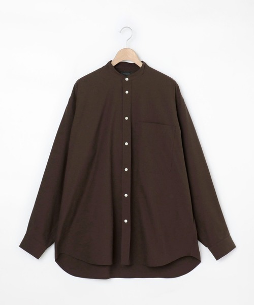 DAIWA PIER39 (ダイワピア39) TECH BAND COLLAR SHIRTS L/S