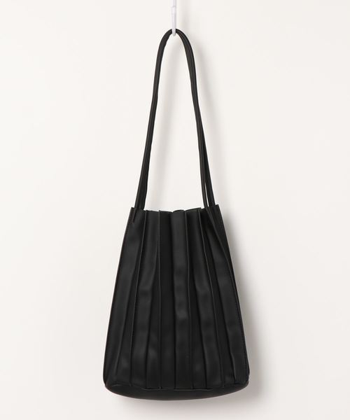 KOBE LETTUCE（コウベレタス）の「ポーチ付きプリーツトートバッグ（トートバッグ・レディース・ベージュ/オリーブ/ブラック・FREE）」の5枚目の写真