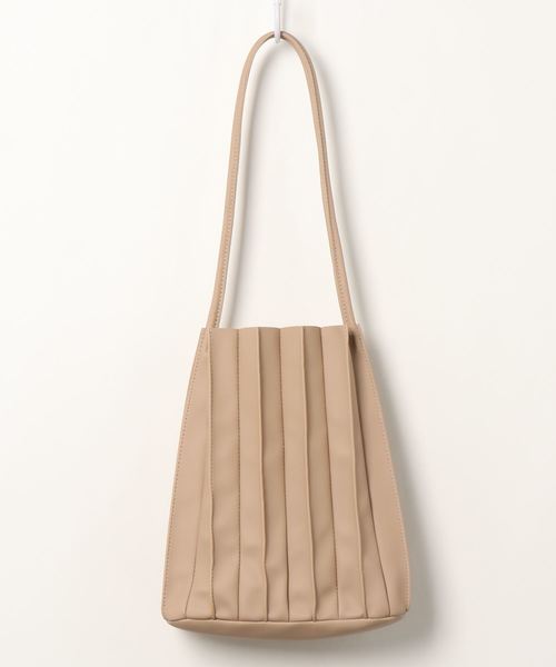 KOBE LETTUCE（コウベレタス）の「ポーチ付きプリーツトートバッグ（トートバッグ・レディース・ベージュ/オリーブ/ブラック・FREE）」の7枚目の写真