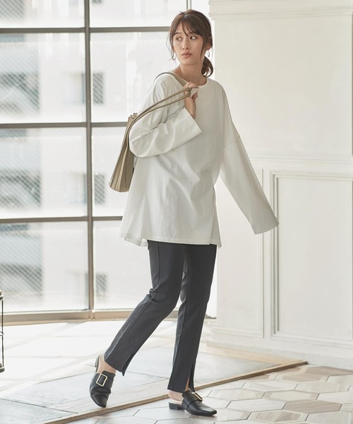 KOBE LETTUCE（コウベレタス）の「ポーチ付きプリーツトートバッグ（トートバッグ・レディース・ベージュ/オリーブ/ブラック・FREE）」の12枚目の写真