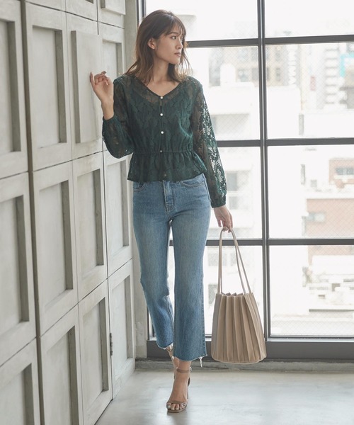 KOBE LETTUCE（コウベレタス）の「ポーチ付きプリーツトートバッグ（トートバッグ・レディース・ベージュ/オリーブ/ブラック・FREE）」の14枚目の写真