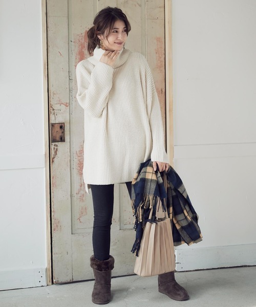 KOBE LETTUCE（コウベレタス）の「ポーチ付きプリーツトートバッグ（トートバッグ・レディース・ベージュ/オリーブ/ブラック・FREE）」の15枚目の写真