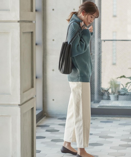 KOBE LETTUCE（コウベレタス）の「ポーチ付きプリーツトートバッグ（トートバッグ・レディース・ベージュ/オリーブ/ブラック・FREE）」の17枚目の写真