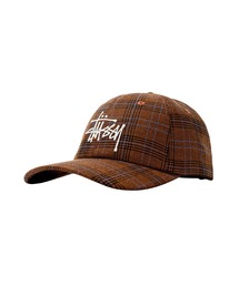 STUSSY | Big Logo Plaid Low Pro Cap(キャップ)