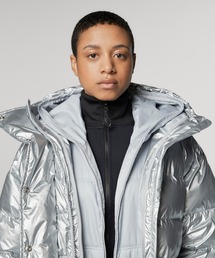 パファージャケット【STELLA Mccartney】関税送料込 ファスナー Women ブラック アルターマット ショートパファー コート