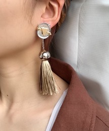 amplis | nest tassel ピアス(ピアス（両耳用）)