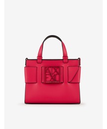 ARMANI EXCHANGE | 【A|Xアルマーニ エクスチェンジ】BOXロゴバックル　ミニハンドバッグ(ハンドバッグ)